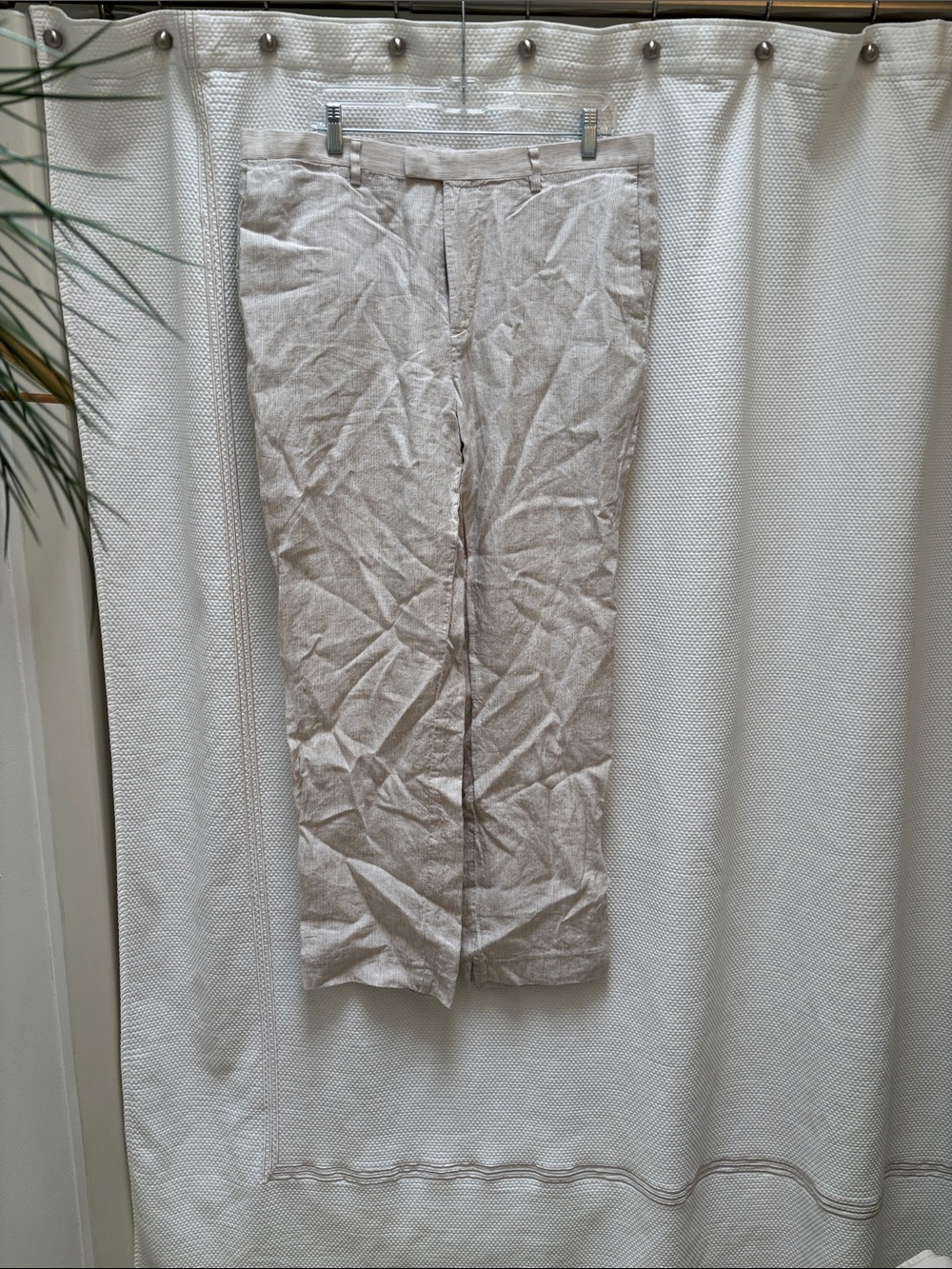 Banana Republic Heritage Collection Light Tan Linen-Blend Chinos